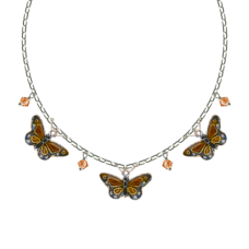 Monarch Butterfly 3pc. necklace